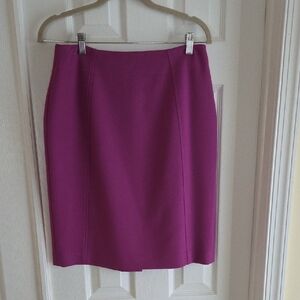 Halogen Bold Magenta Pencil Skirt